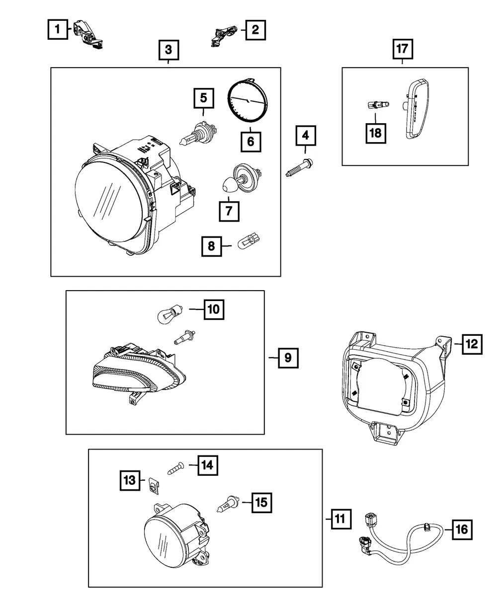 Bulb - Mopar (68466384aa)