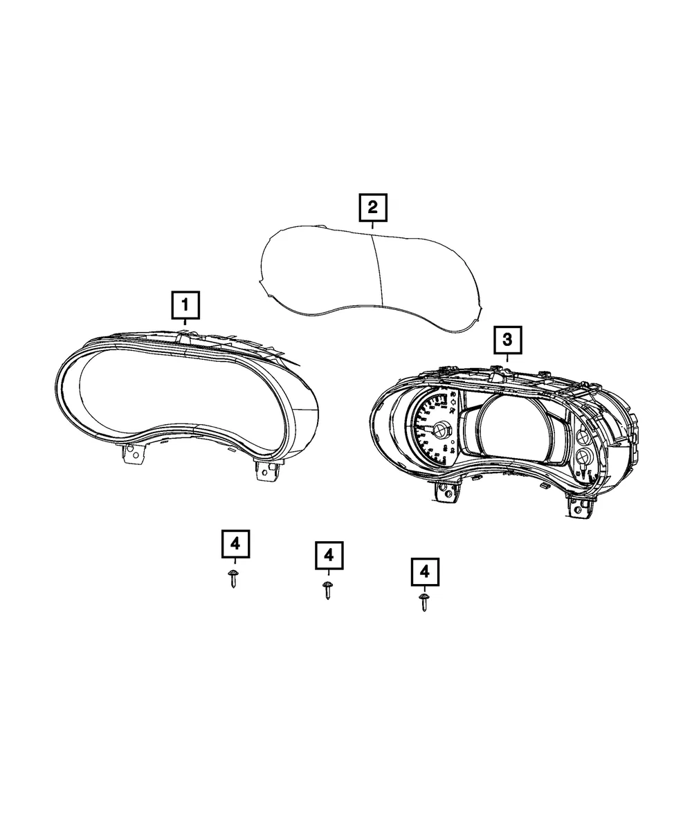 Cluster Visor - Mopar (68472264aa)