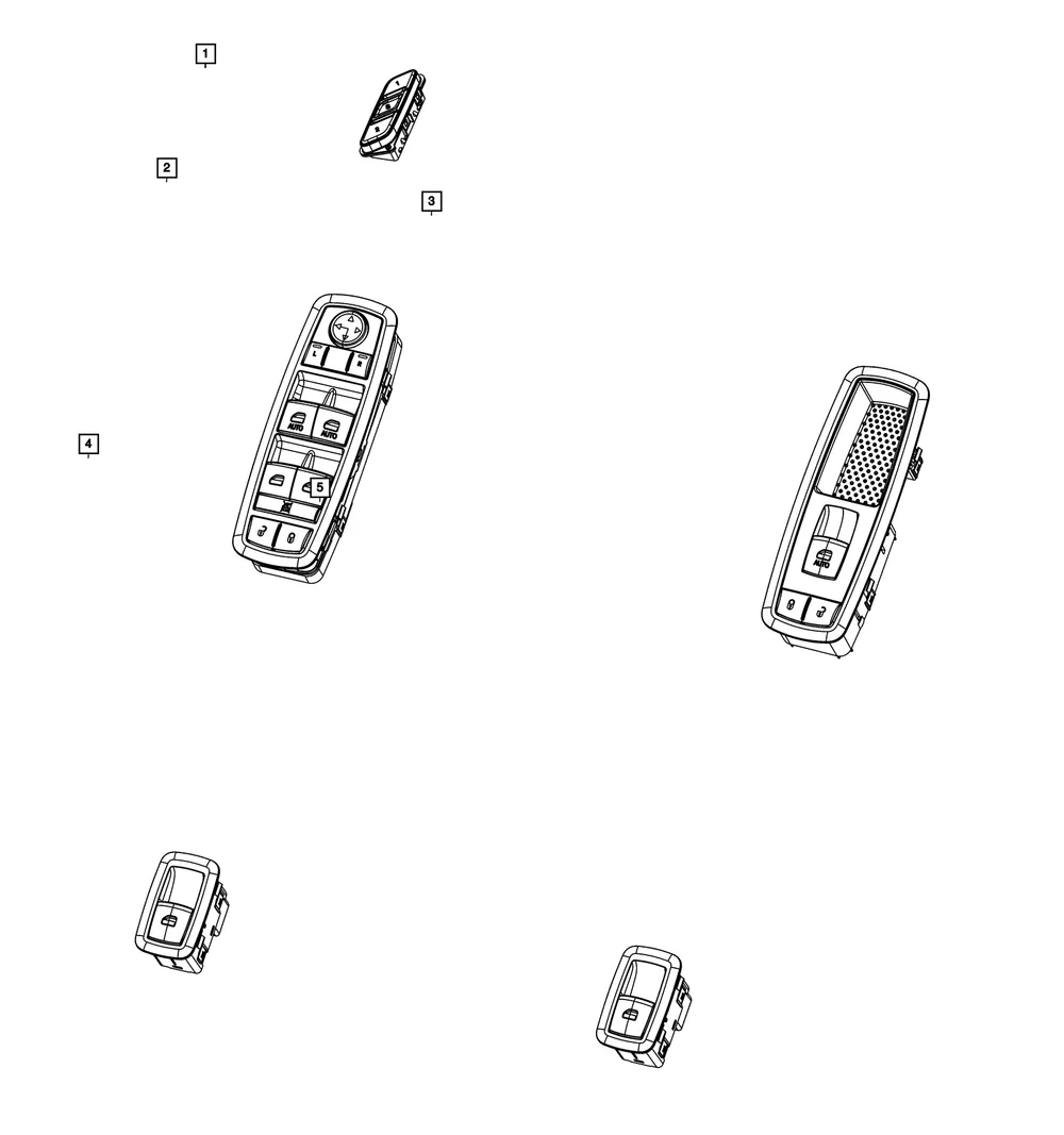 Memory Selector Switch - Mopar (68472839aa)