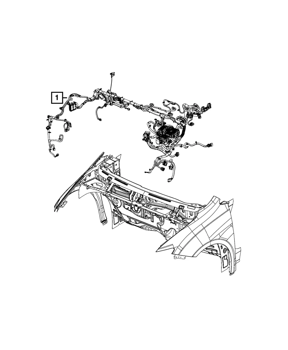 Dash Wiring - Mopar (68477312ac)