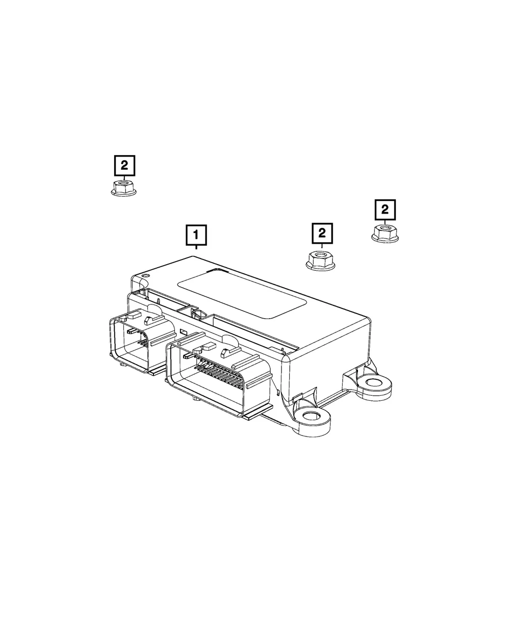 Occupant Restraint Module - Mopar (68477641aa)