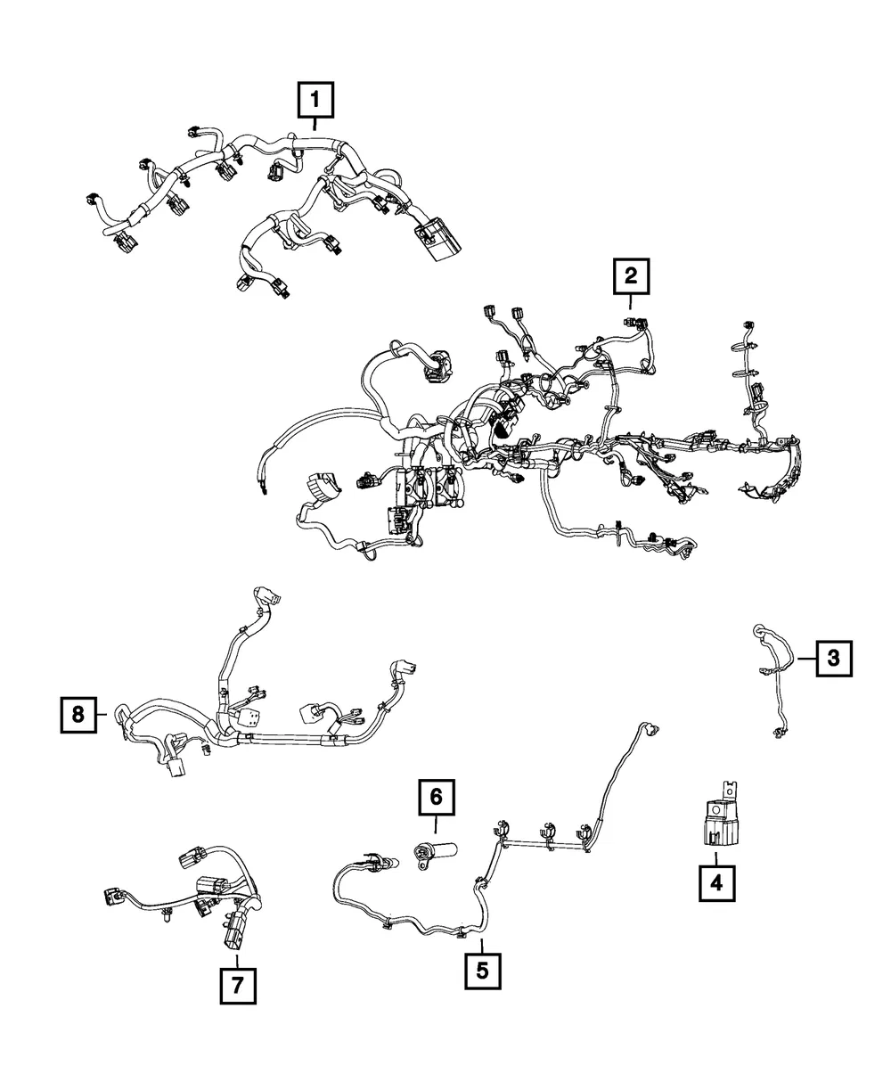 Engine Wiring - Mopar (68477729ab)