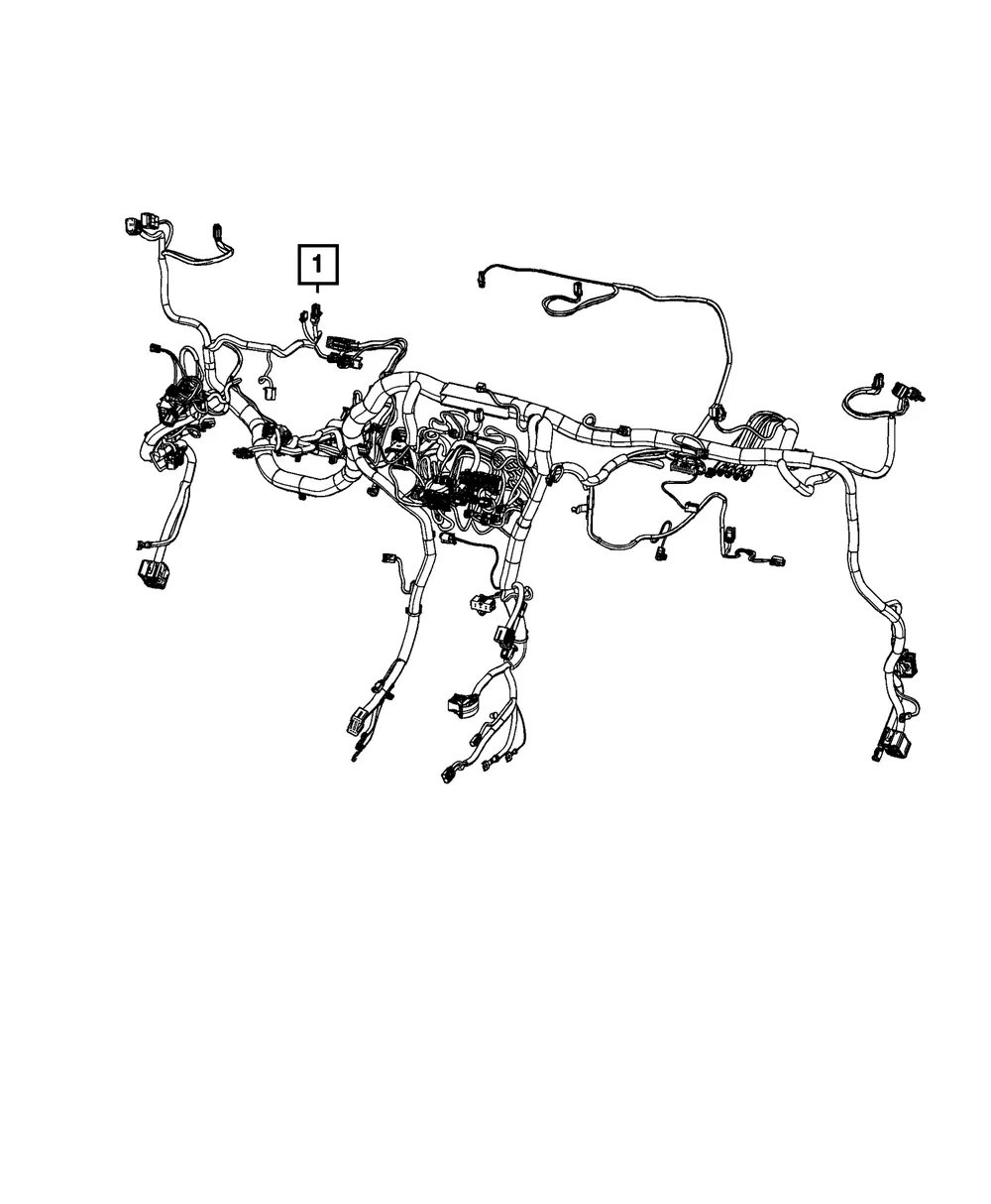 Instrument Panel Wiring - Mopar (68483481AD)