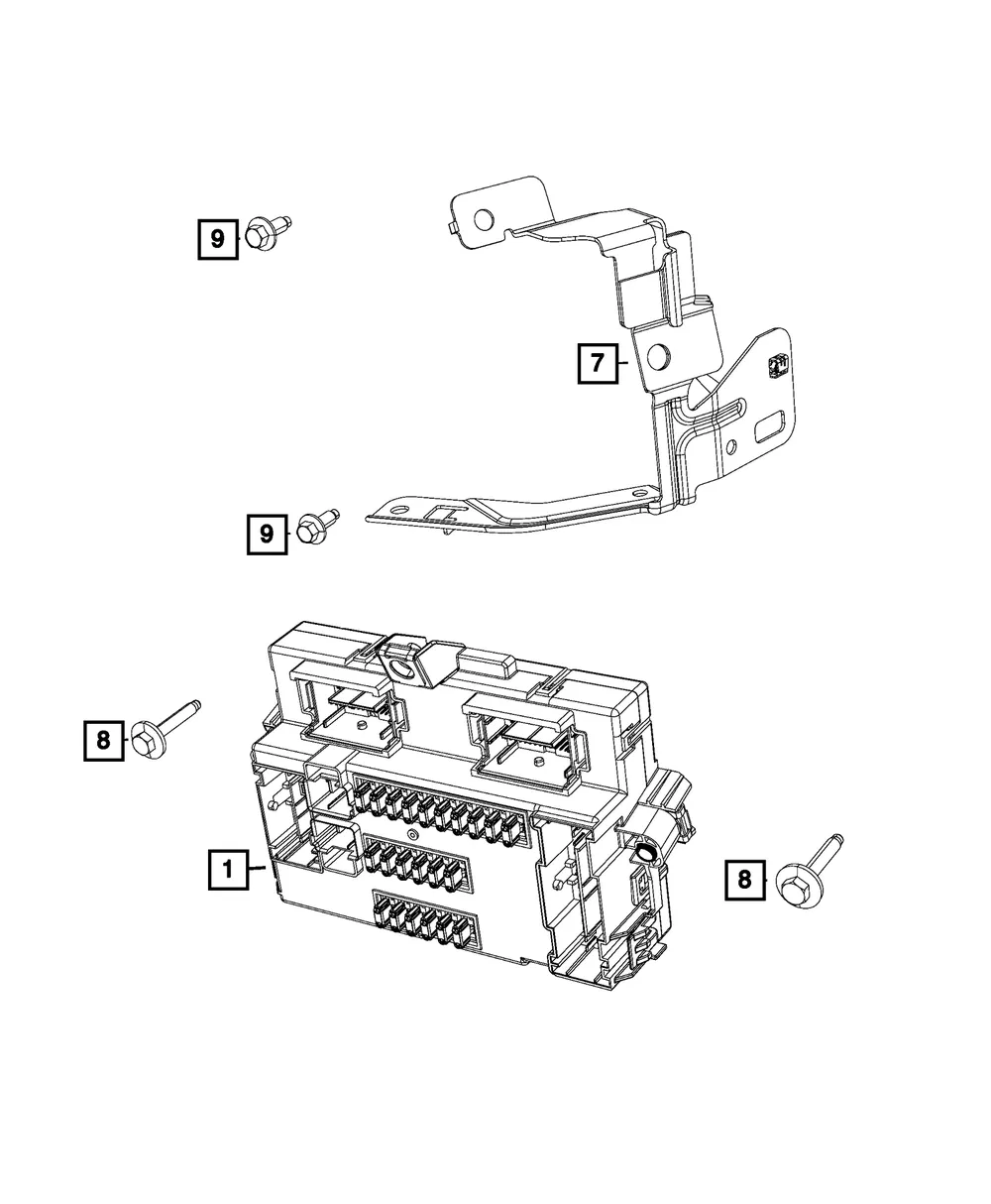 Body Controller Module - Mopar (68488838aa)