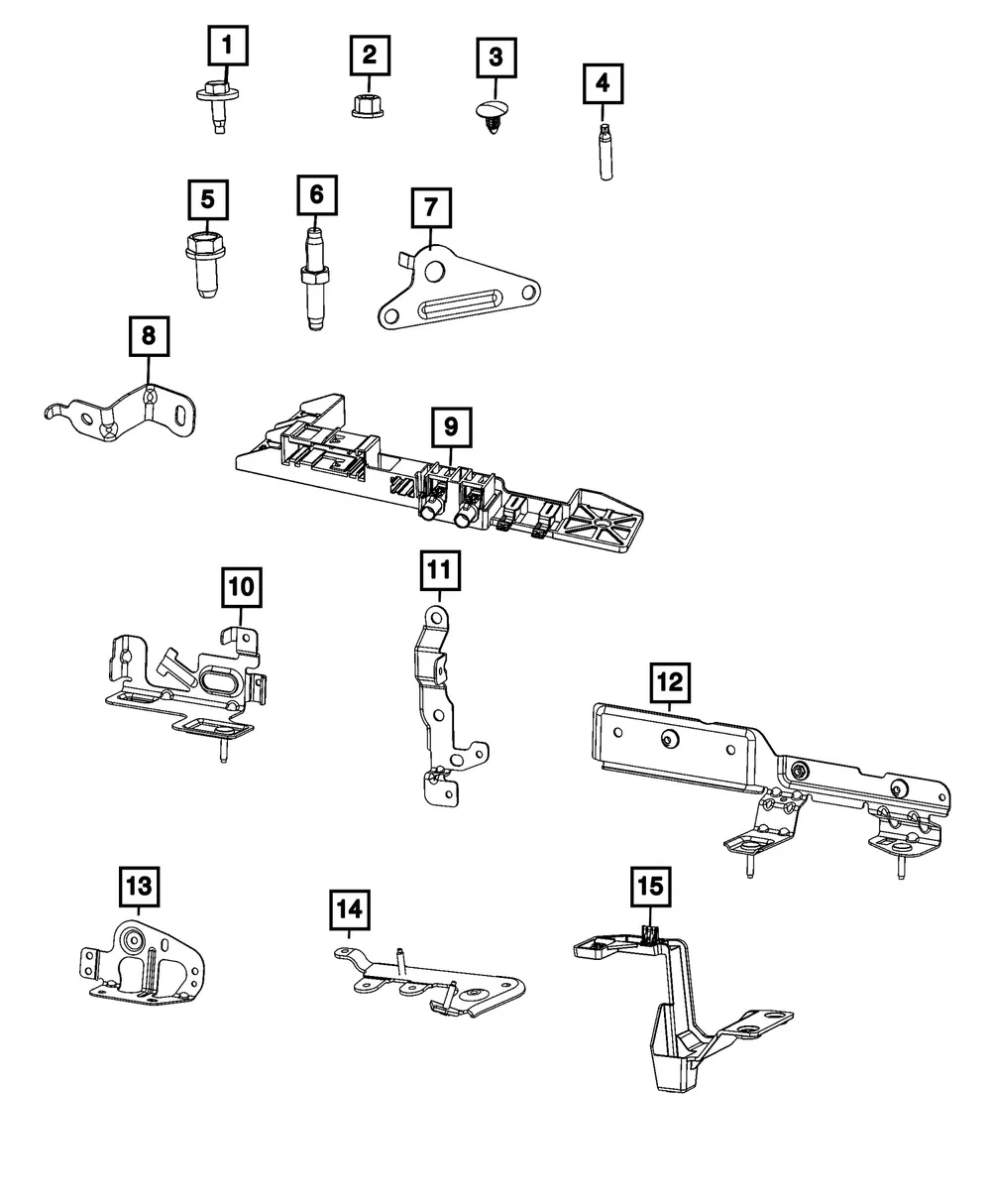 Wiring Bracket - Mopar (68489417AA)