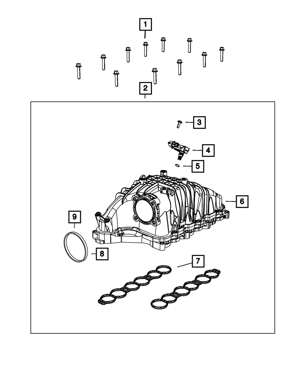 Map Sensor - Mopar (68490034aa)