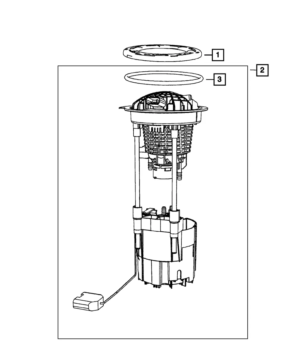 Fuel Pump/Level Unit Module Kit - Mopar (68490266AB)