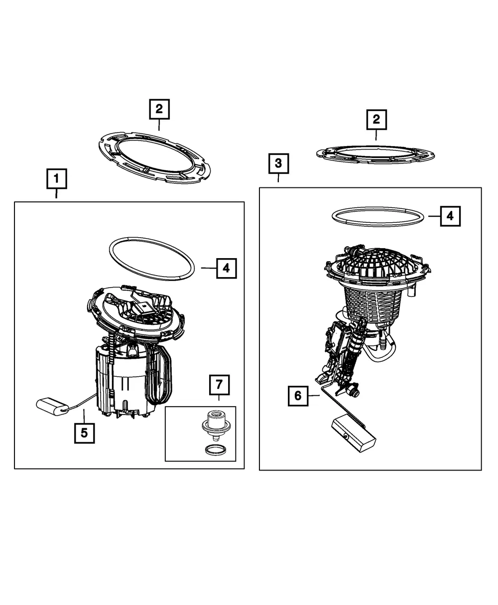 Pickup / Level Unit Module Kit - Mopar (68494735AB)