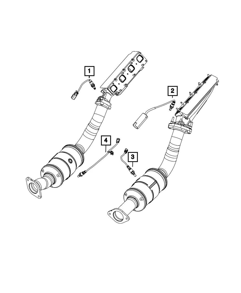 Oxygen Sensor - Mopar (68497499aa)