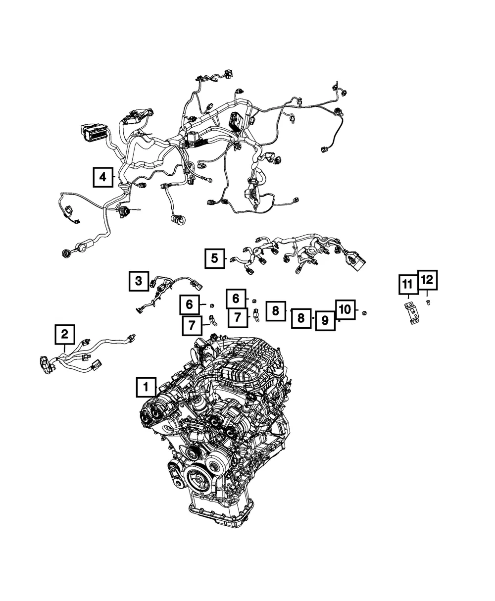 Engine Wiring - Mopar (68500141aa)