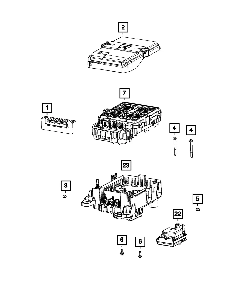 High Current Fuse Array - Mopar (68500868aa)