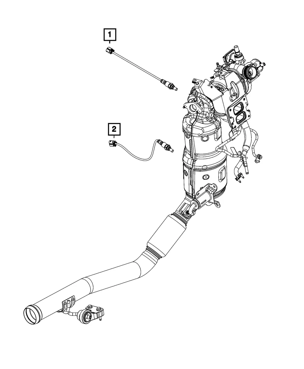 Oxygen Sensor - Mopar (68504056aa)