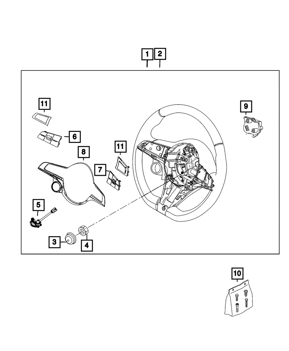 Switch Bezel - Mopar (68504373aa)