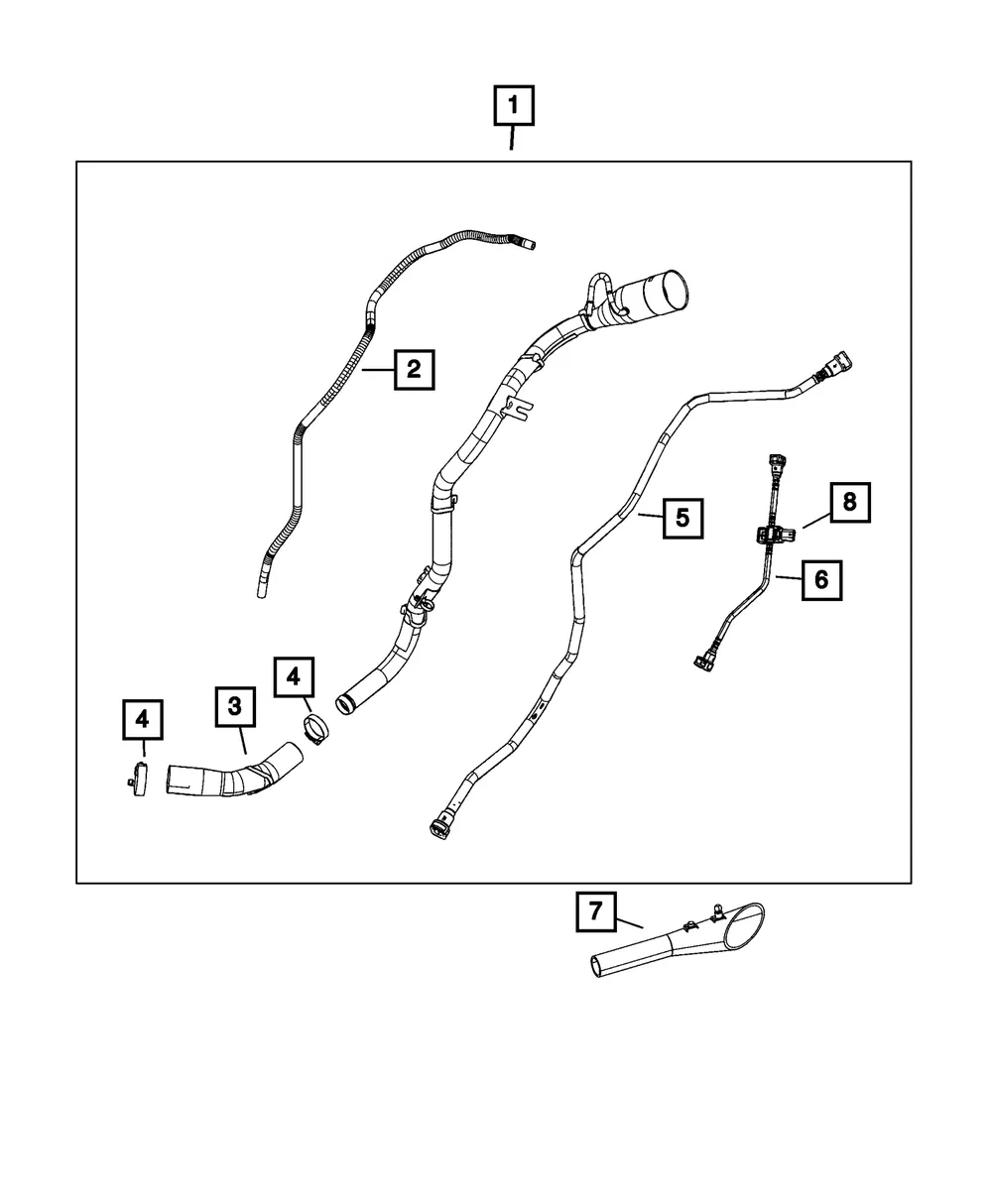 Sensor Cover - Mopar (68505216aa)