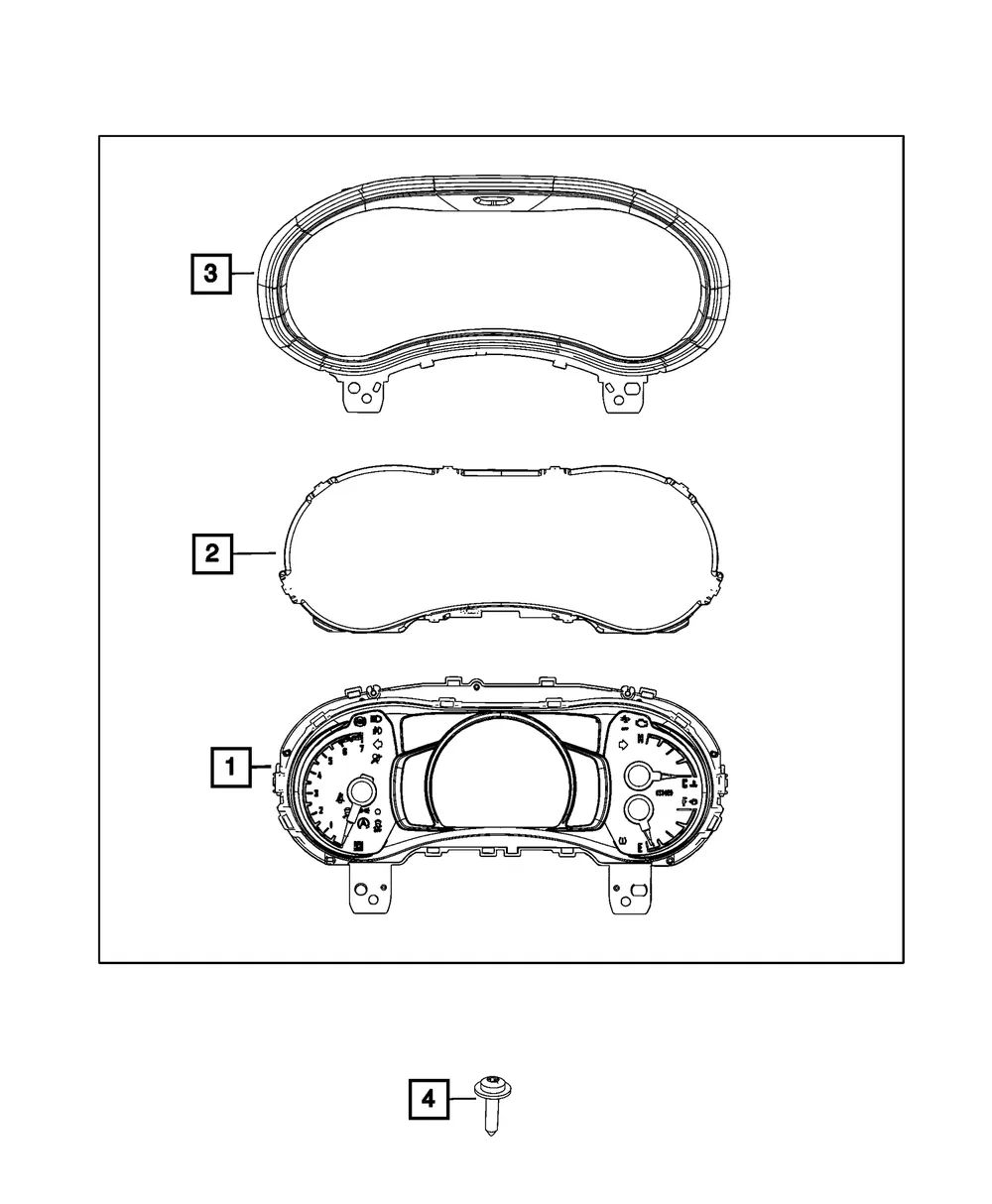 Cluster Visor - Mopar (68507770aa)