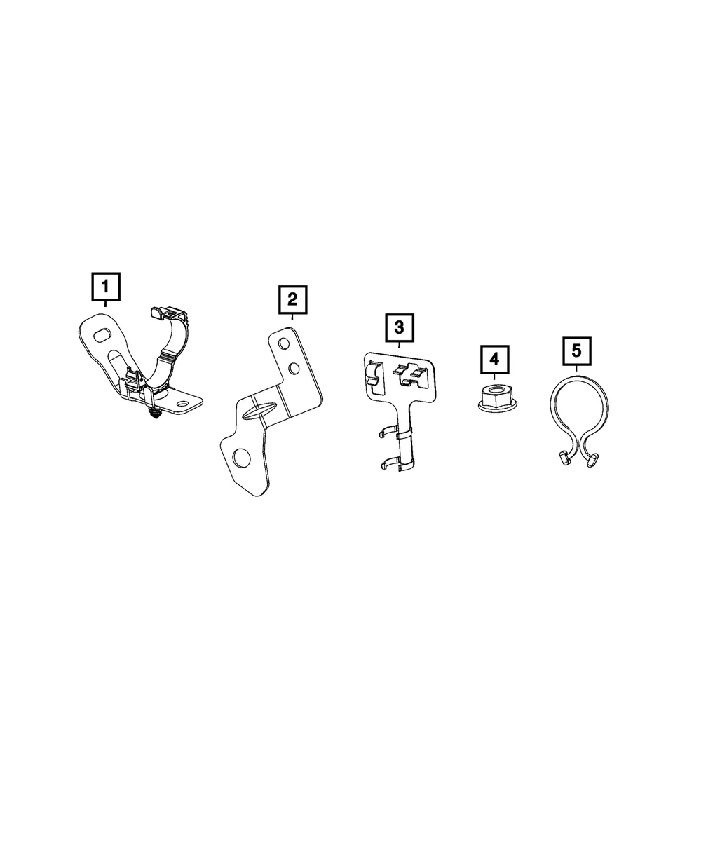 Oxygen Sensor Bracket - Mopar (68507934ab)