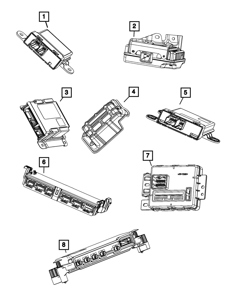 Engine Controller Module - Mopar (68510251af)