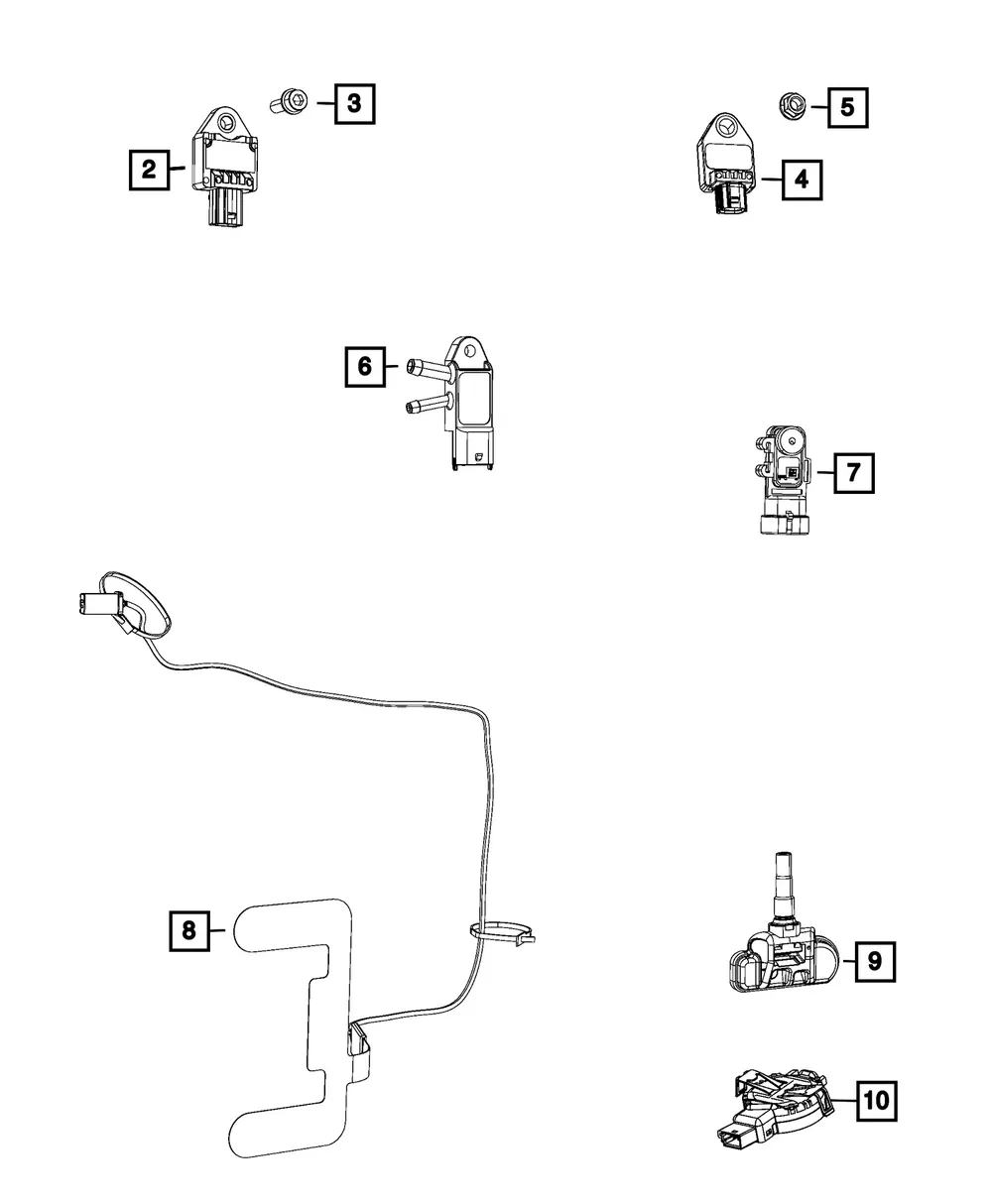 Rain Sensor - Mopar (68512074AB)