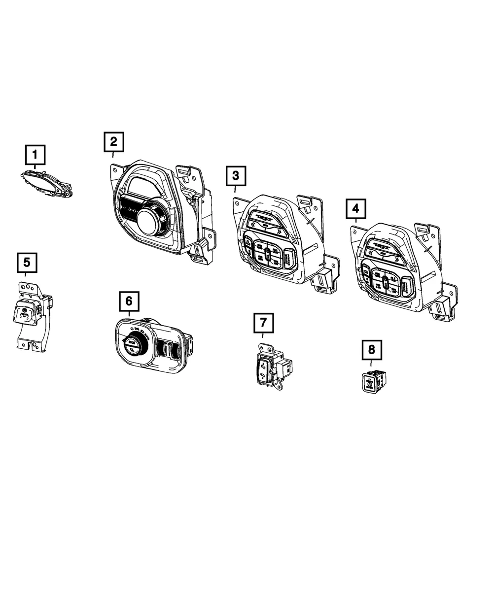 Terrain Select Switch - Mopar (68516796AA)