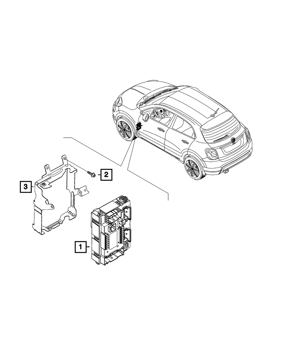 Body Controller Module - Mopar (68519354aa)