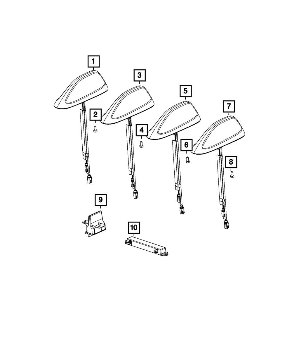 Module Antenna - Mopar (68521276aa)