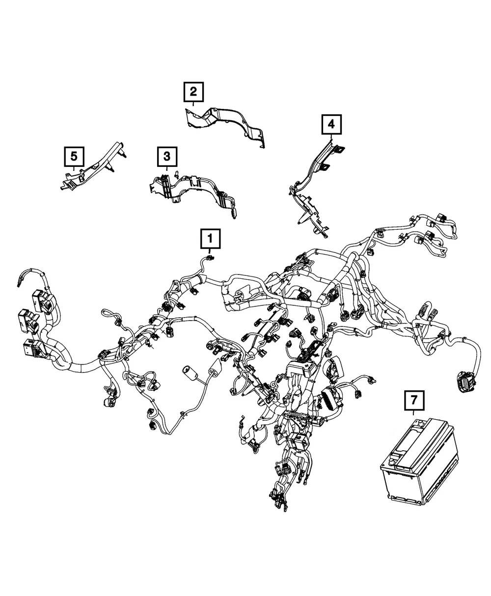 Engine Wiring - Mopar (68521711ab)
