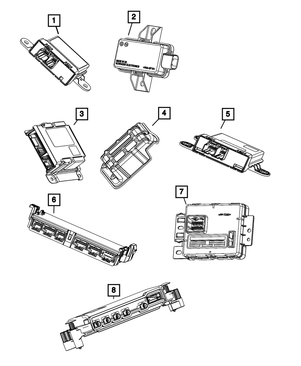 Park Assist Module - Mopar (68523370AB)