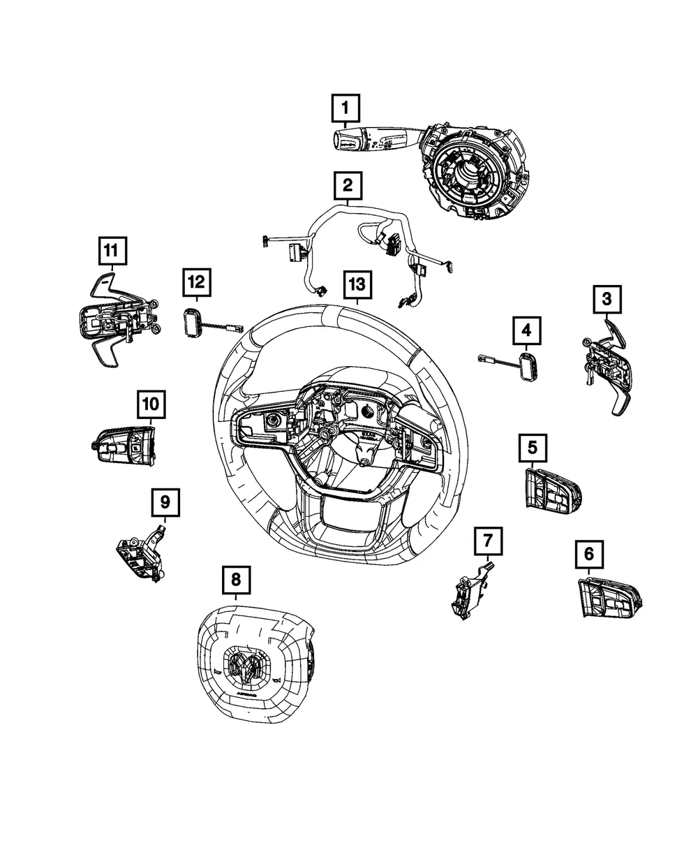 Multi-Function Switch - Mopar (68525564AE)