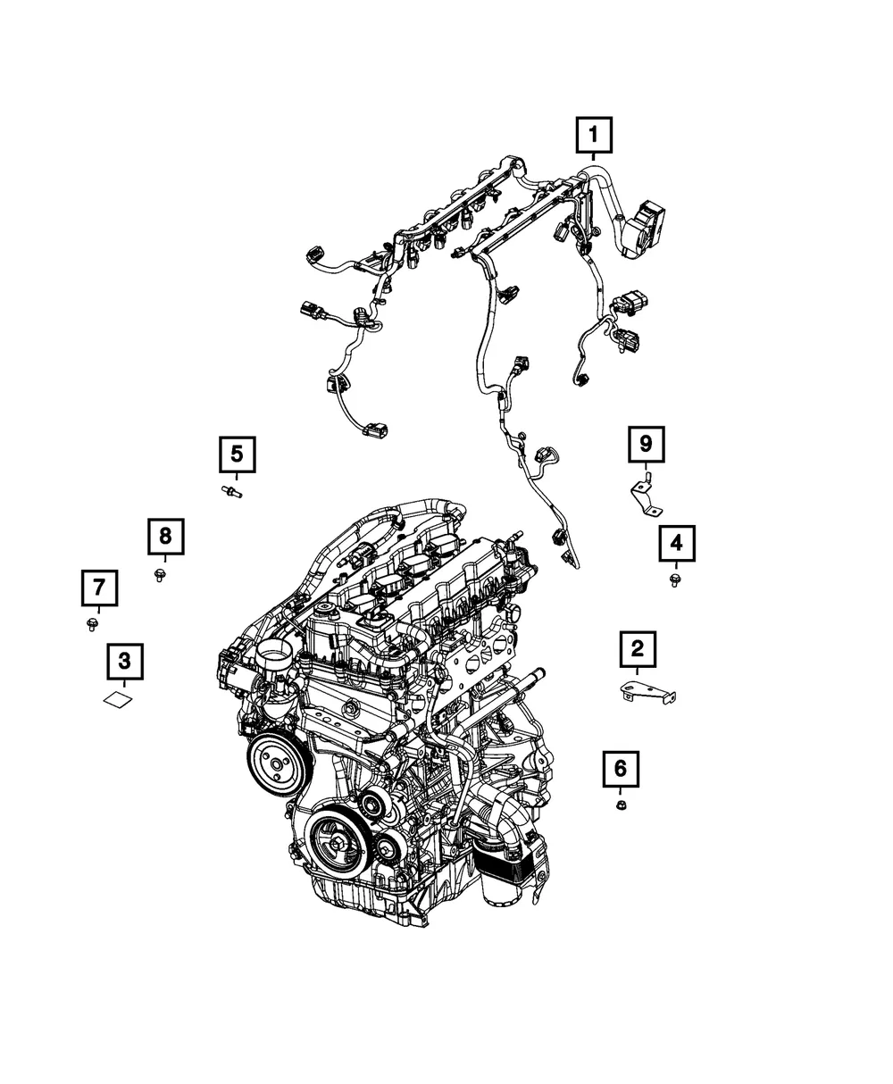 Engine Wiring - Mopar (68526128aa)