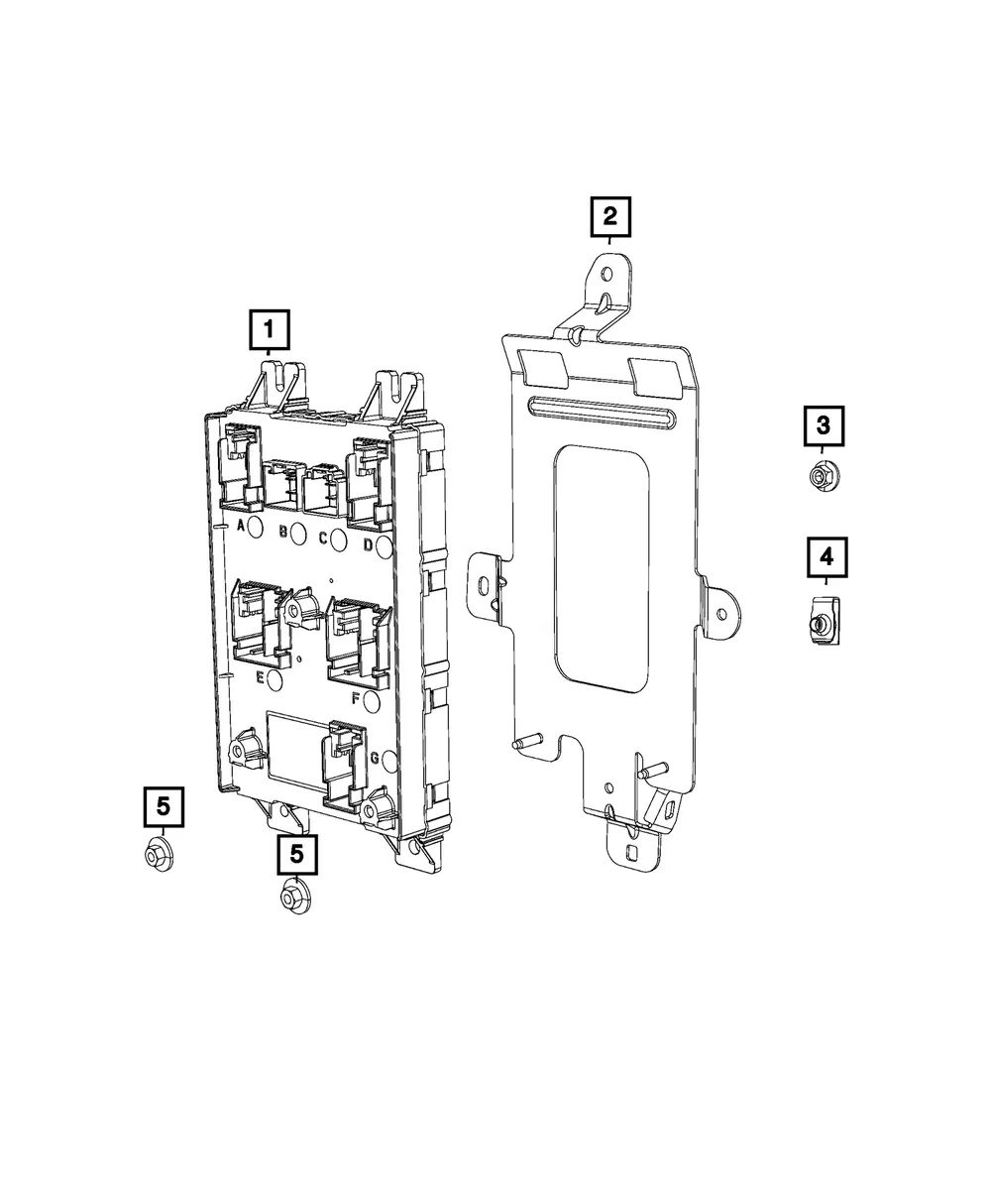 Body Controller Module - Mopar (68526275ad)