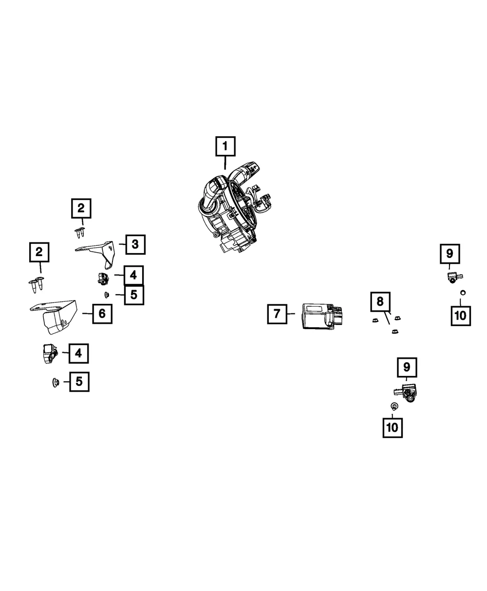 Occupant Restraint Module - Mopar (68526688aa)