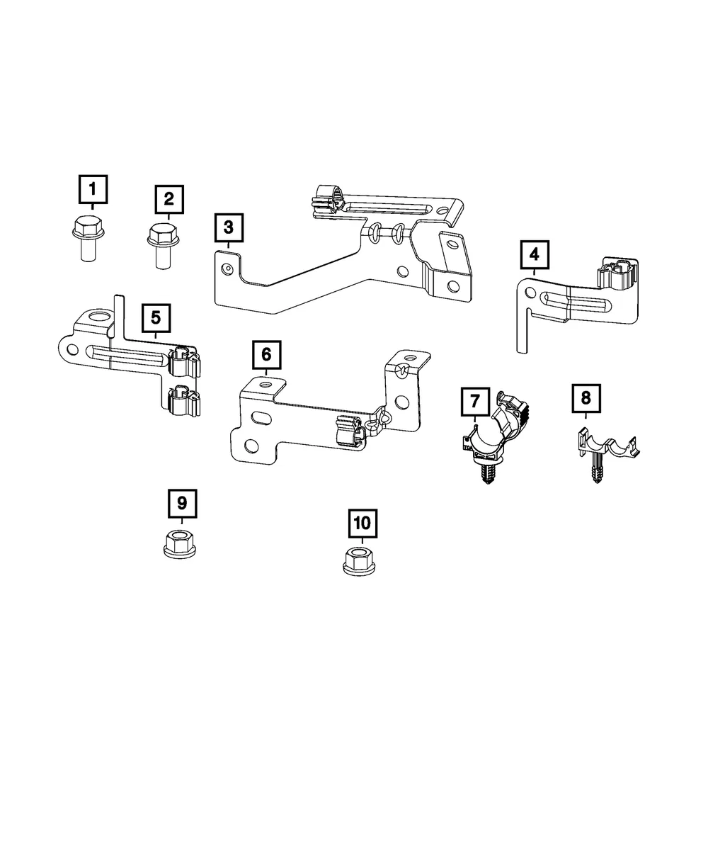 Oxygen Sensor Bracket - Mopar (68528770aa)