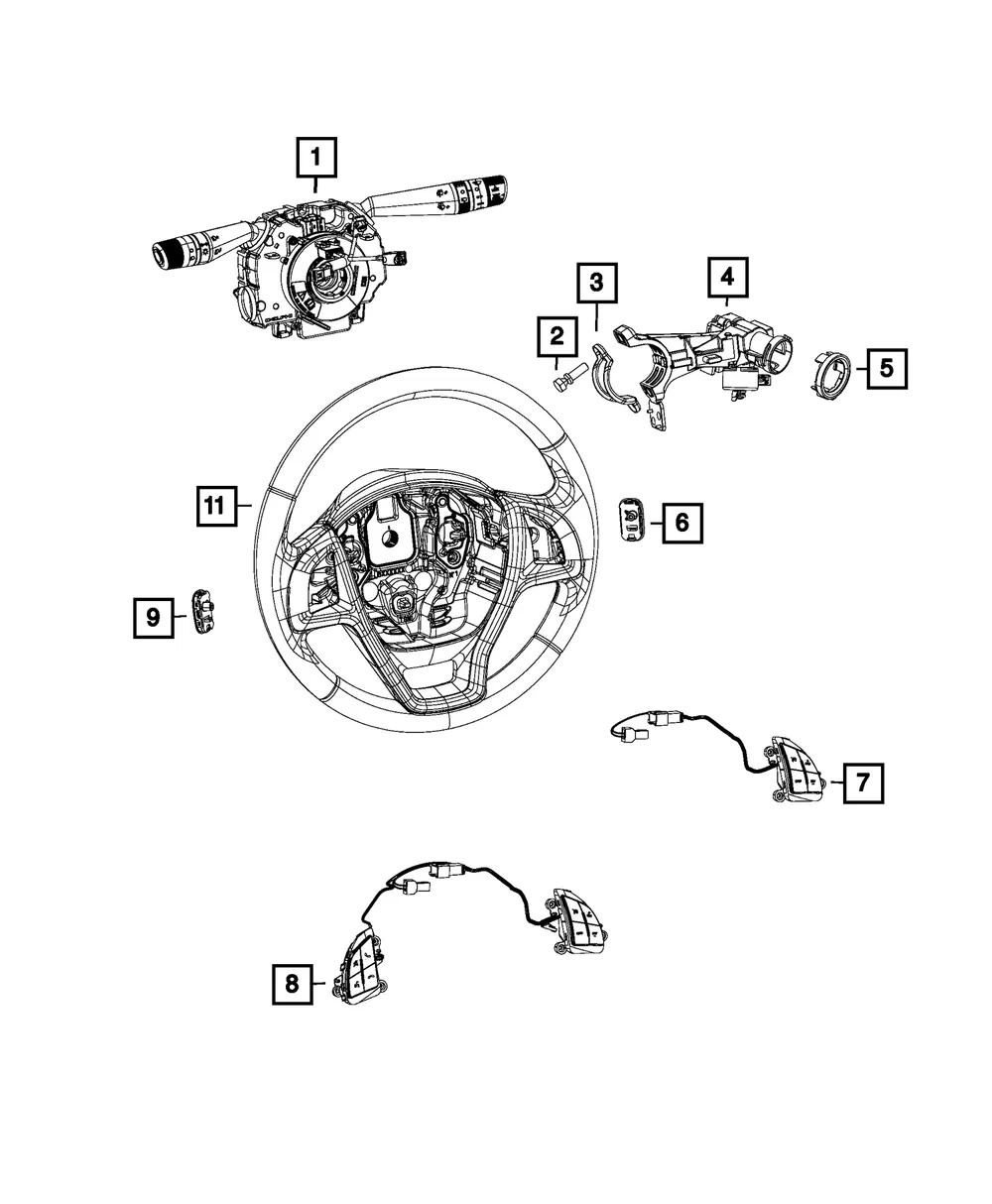 Ignition Switch - Mopar (68530111aa)
