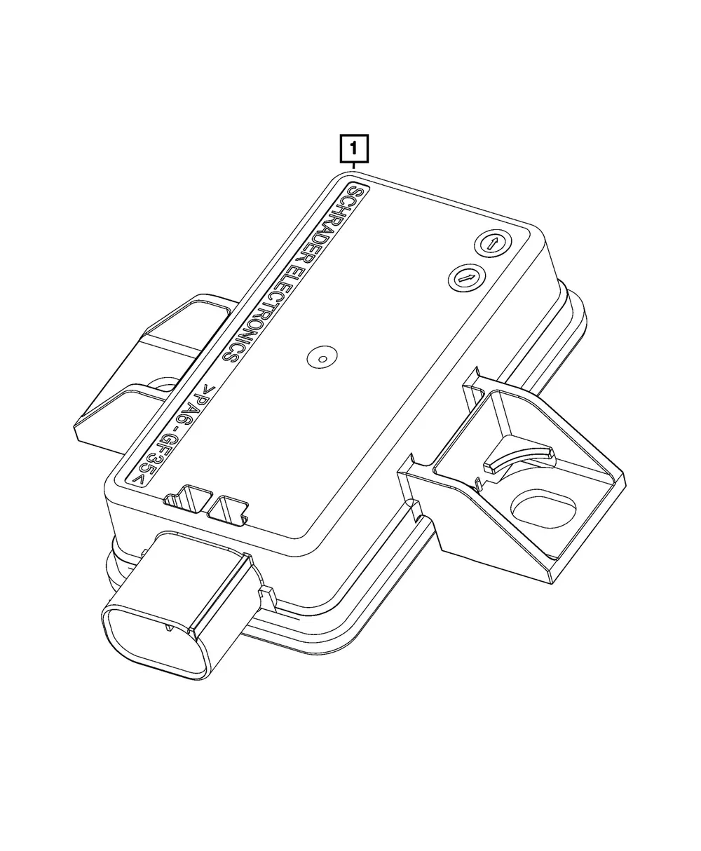 Control Module Receiver - Mopar (68530444AC)