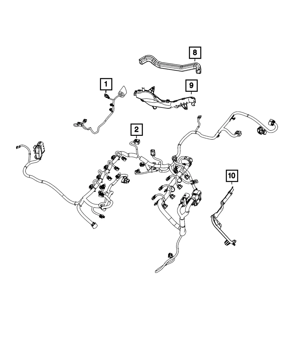 Engine Wiring - Mopar (68530784aa)
