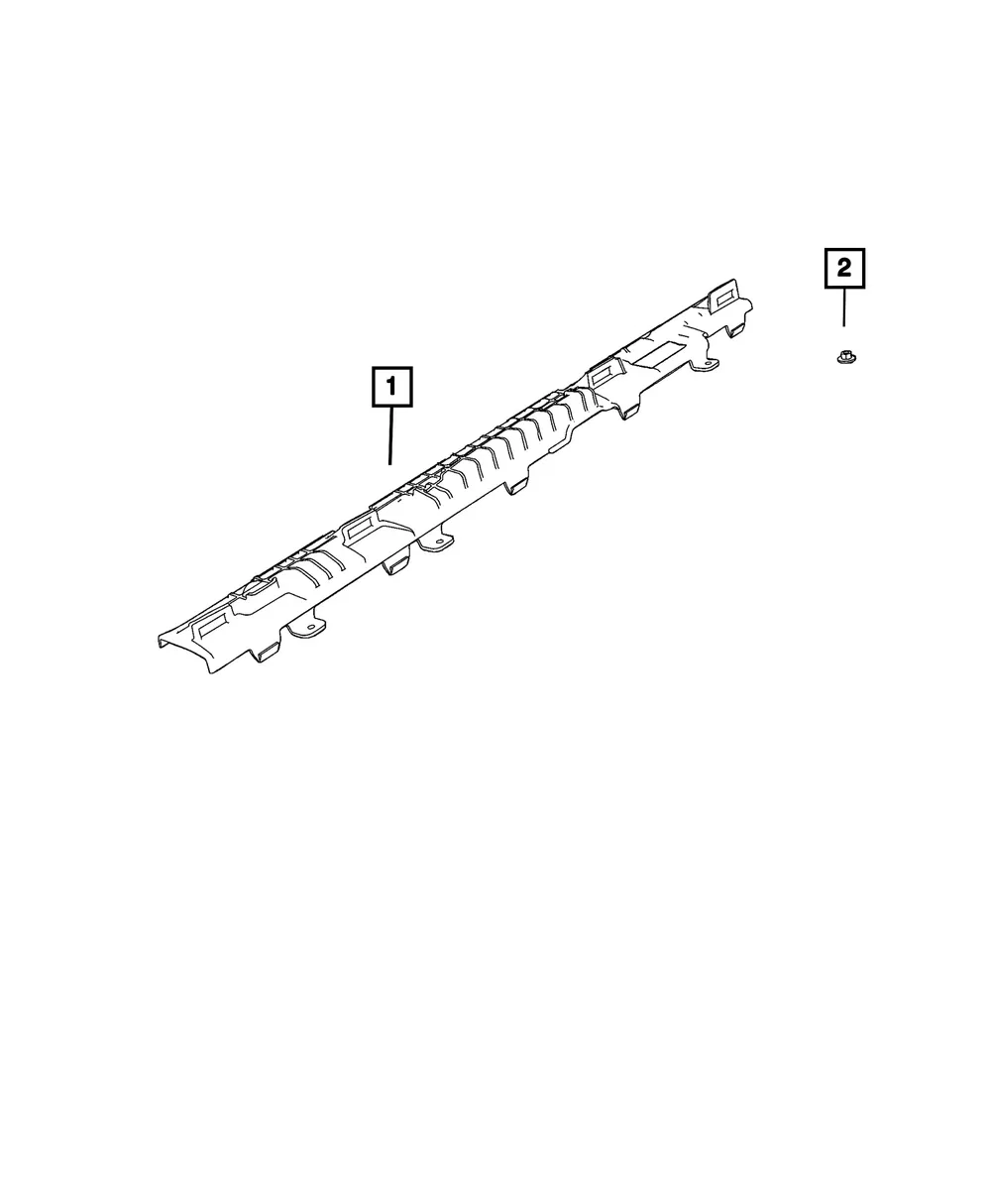 Wiring Trough, Right - Mopar (68531372AA)