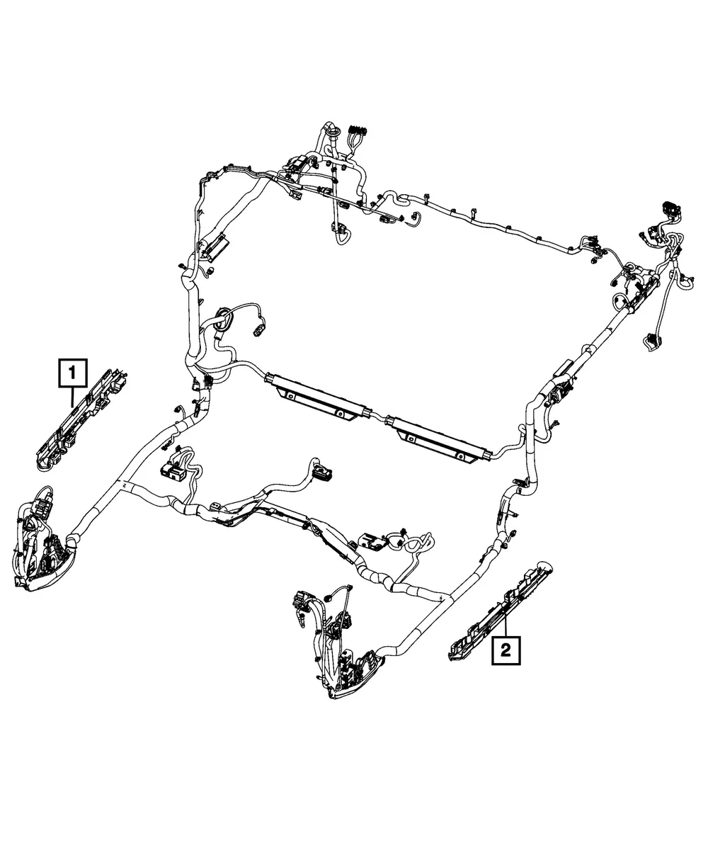Wiring Trough - Mopar (68531375AA)