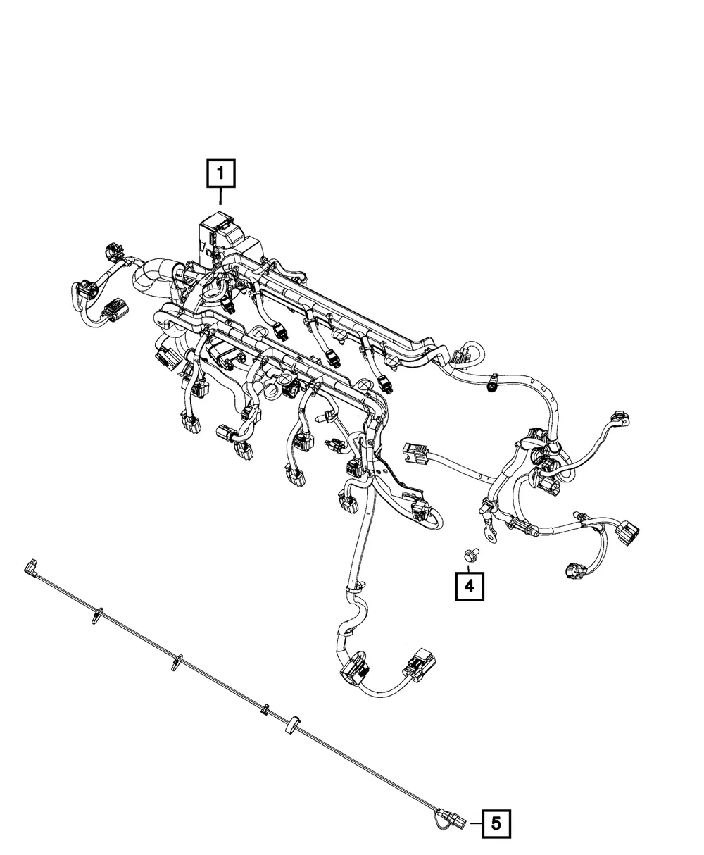 Engine Wiring - Mopar (68531757aa)
