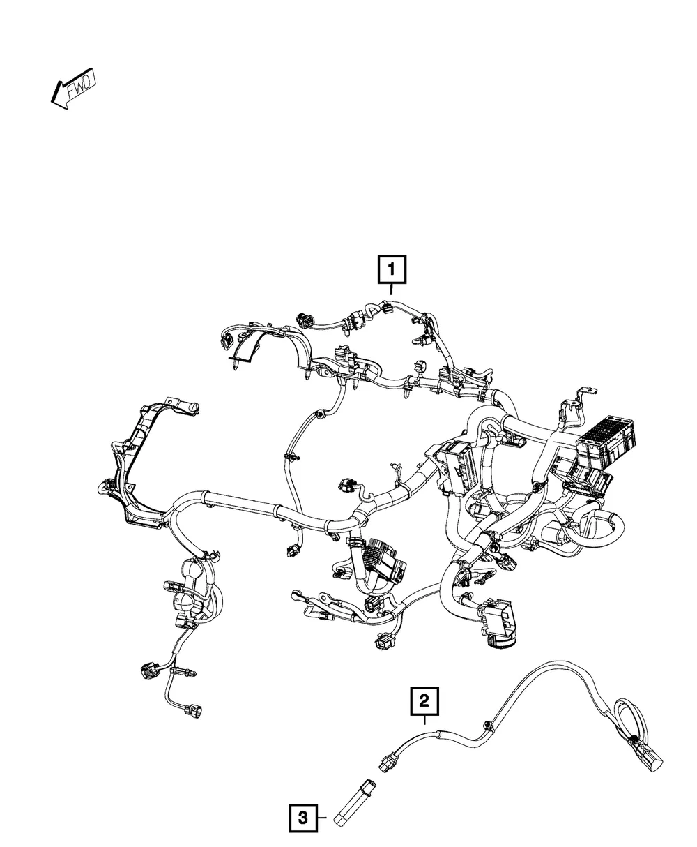 Engine Wiring - Mopar (68531760aa)