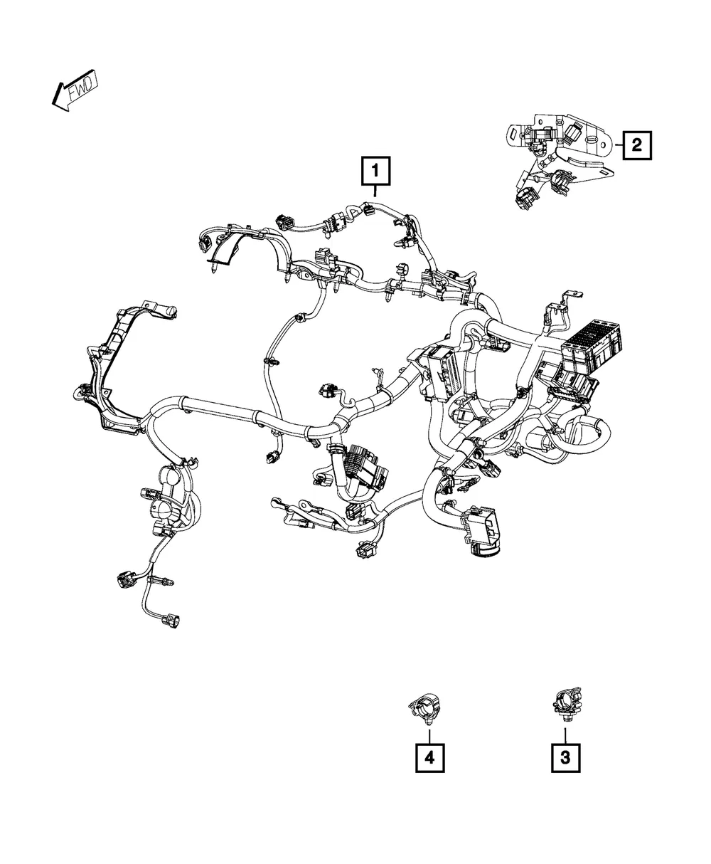 Engine Wiring - Mopar (68531763aa)