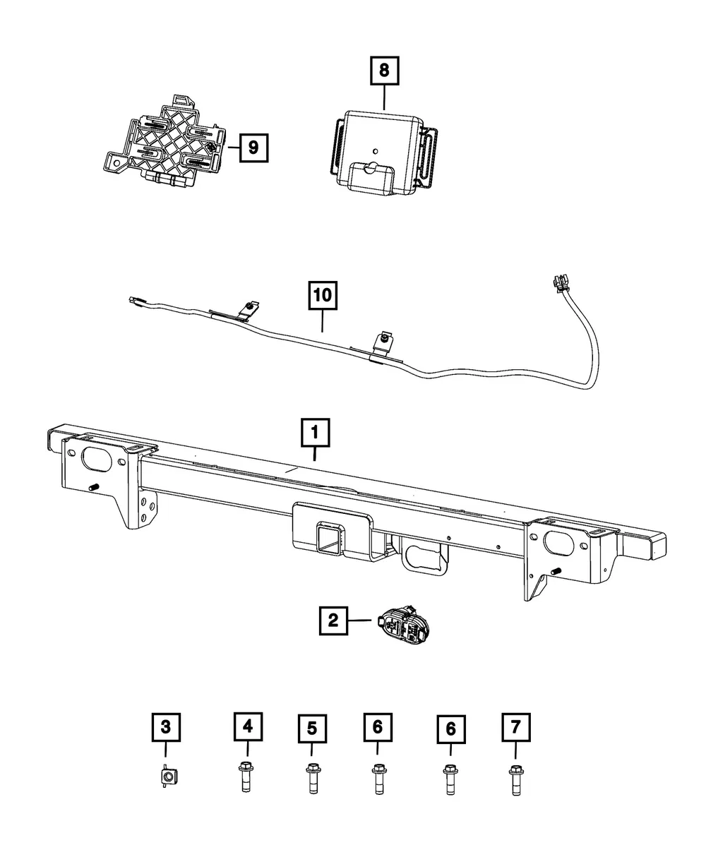 Module Bracket - Mopar (68532273AB)
