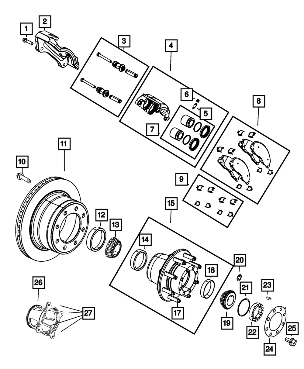 Sensor Tone Ring - Mopar (68533847AA)