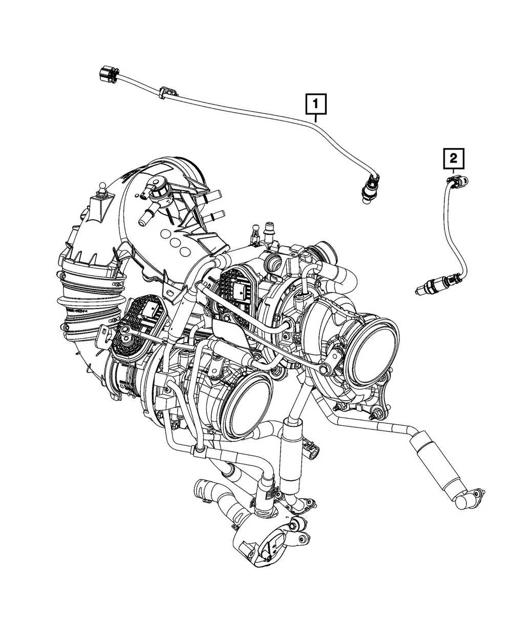 Oxygen Sensor - Mopar (68541528aa)