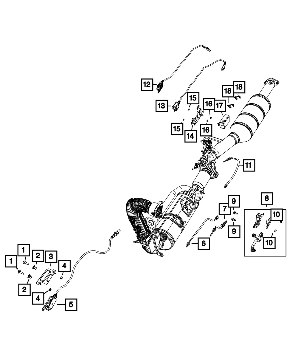 Nitrous Oxide Sensor - Mopar (68544299aa)