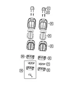 Occupant Classification Module Kit - Mopar (68544687AF)