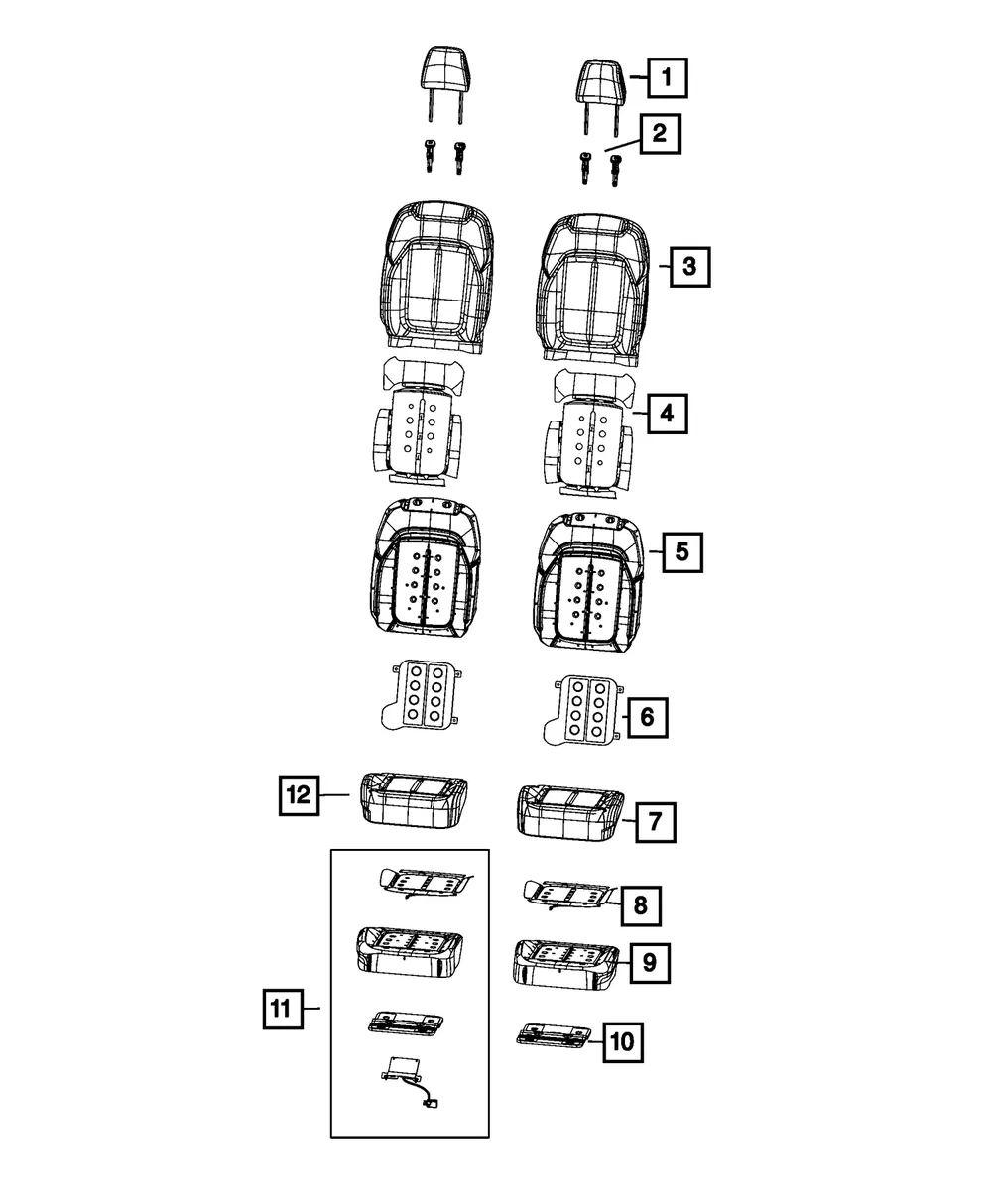 Occupant Classification Module Kit - Mopar (68544689AH)