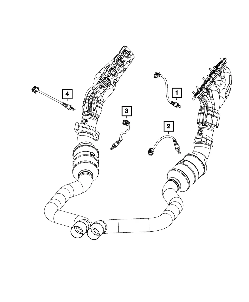 Oxygen Sensor - Mopar (68545116AA)