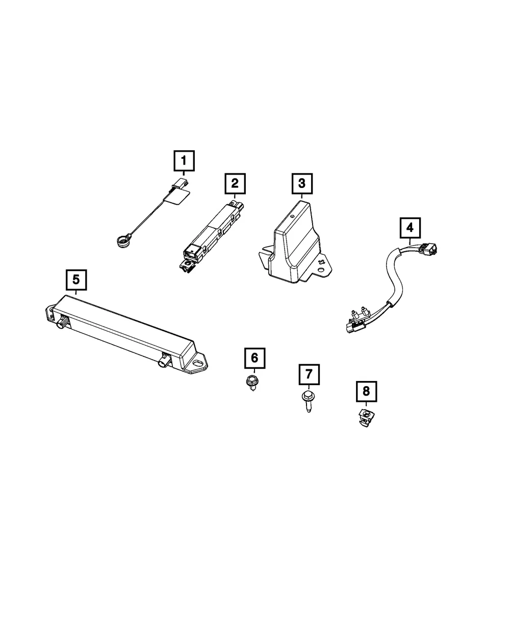 Module Antenna - Mopar (68546376AA)