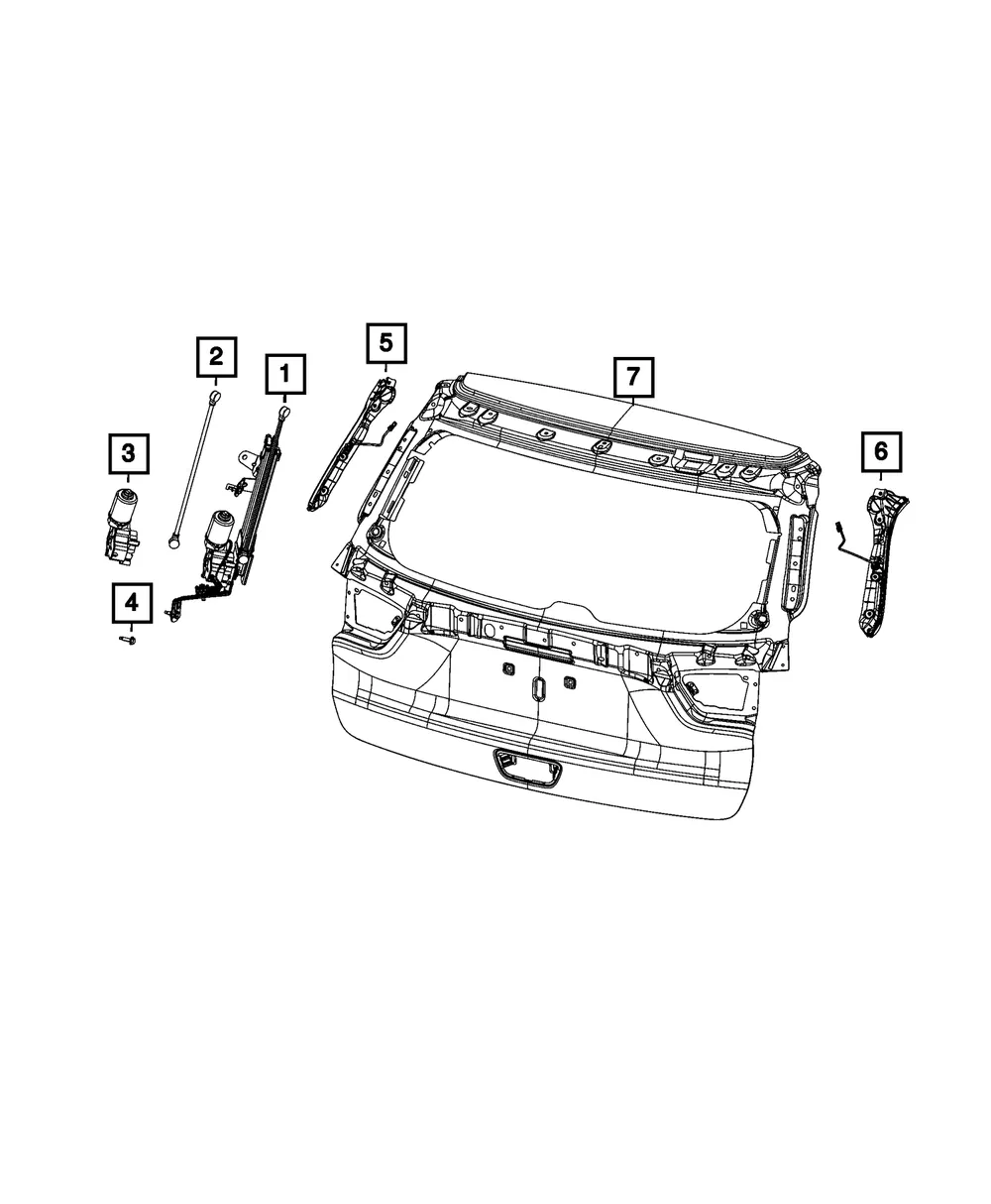 Pinch Sensor, Right - Mopar (68546790aa)