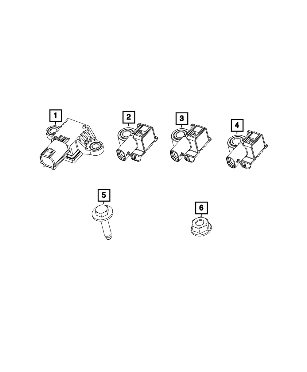 Acceleration Sensor - Mopar (68547016AA)